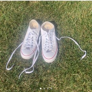 Low-top White Converse